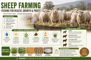 Understanding Sheep Nutrition: Feeding Your Flock for Better Health and Productivity